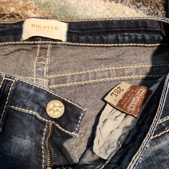 Big star jeans bootcut sz 28L - Picture 2 of 3